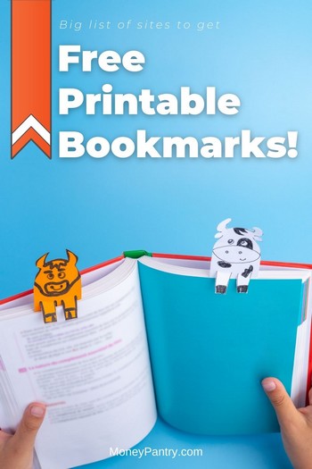 You can print 1000s of cool and customized bookmarks online for free on these sites...
