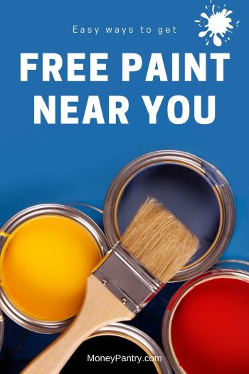 Here's how you can get free paint in any color you want for painting your house, just one room or DIY projects...