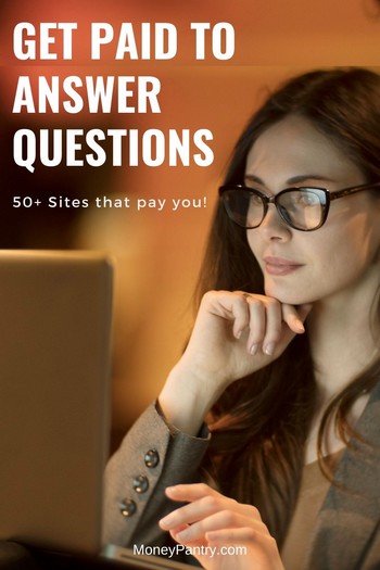 Real ways you can earn money answering questions online...