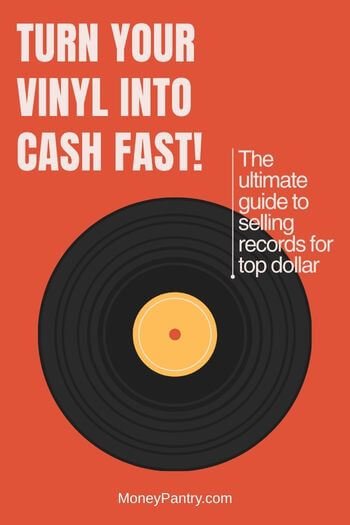 Where to sell vinyl records: Top platforms and local options to get the most cash A vinyl record with a text overlay showing best places to sell vinyl records for top cash