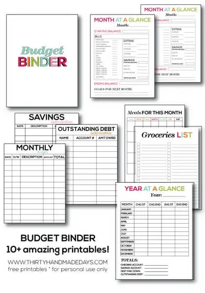 15 Free Printable Budget Templates To Manage Your Money Like A Pro Moneypantry