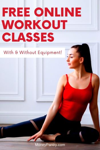 List of the best free online workout video classes you can use to work out at home anytime...
