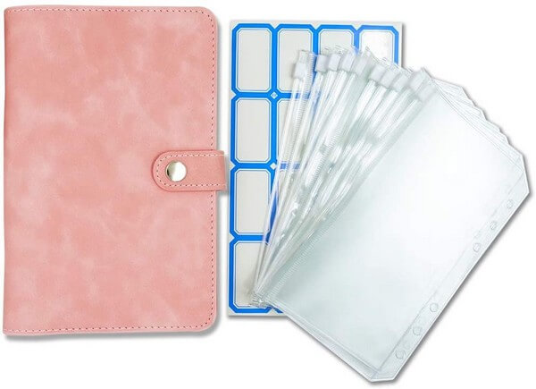 Budget Wallet Cash Envelopes A6 Binder Clear Envelopes 