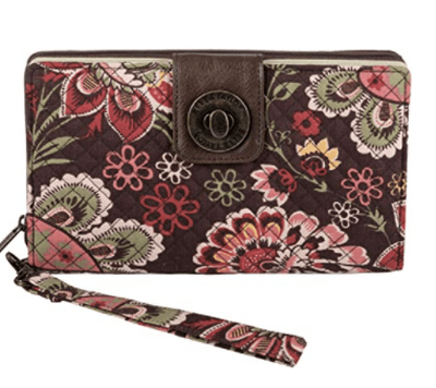 Bella Taylor Microfiber Wristlet Cash System Wallet