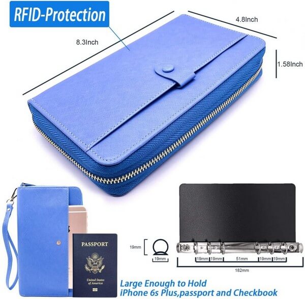 Buy Bella Taylor RFID Wristlet Cash System Wallet for Cash