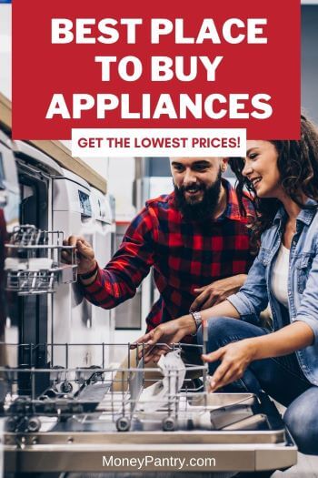 These are the best places where you might want to buy your appliances (if you want the lowest prices!)...