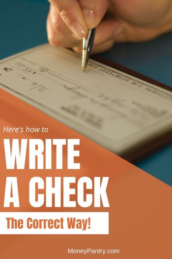 How to Write A Check: Fill Out A Check