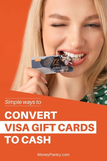 Here's how you can turn a Visa gift card into cash...