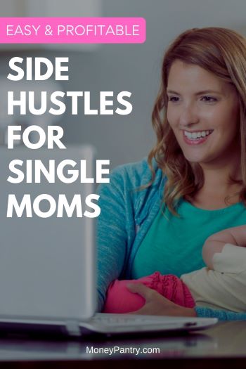 These are the best side hustles for single moms to earn extra money from home...