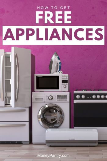 Here are legit ways you can pick up free appliances near you from the government, charities, people giveaway on Craigslist