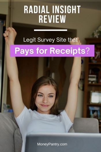 Is Radial Insight a legit survey site that really pays instantly? What about rewards for receipts? Read this review to find out...