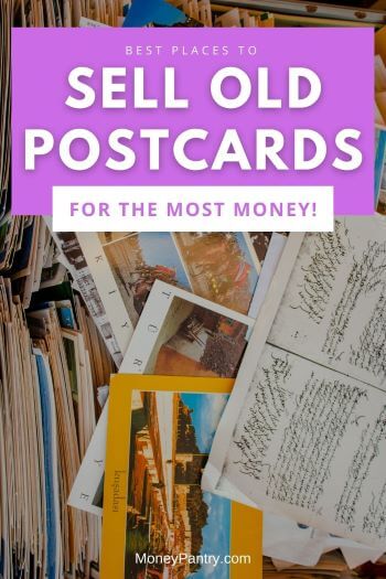 Here are the best places where you can sell your old valuable postcards for cash...
