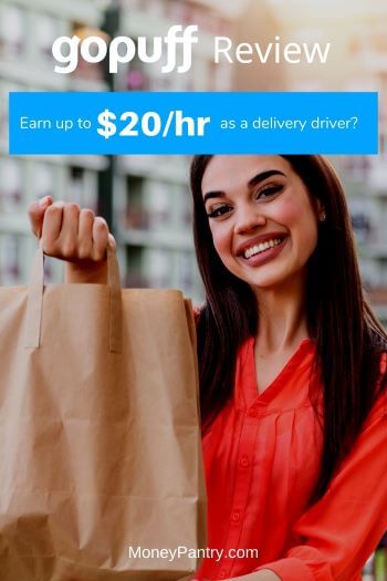 Is GoPuff worth it for a delivery driver? Read this honest review to find out how much money you can make delivering groceries with GoPuff...
