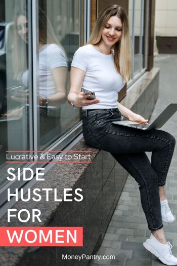 Best side hustles for women, especially busy women to make extra money in their free time starting today!...