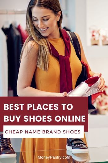 Here are the best websites where you can buy discounted name brand shoes (some with free shipping)...