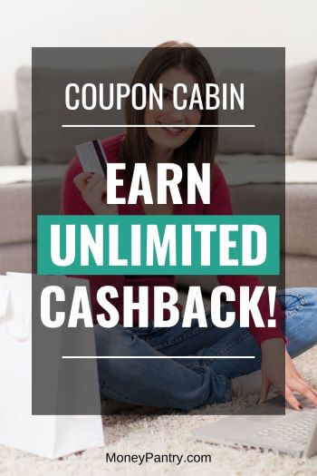 Can you really earn up to 5X cashback on Coupon Cabin (shooping Amazon, Walmart, Target...) by using their coupons?...