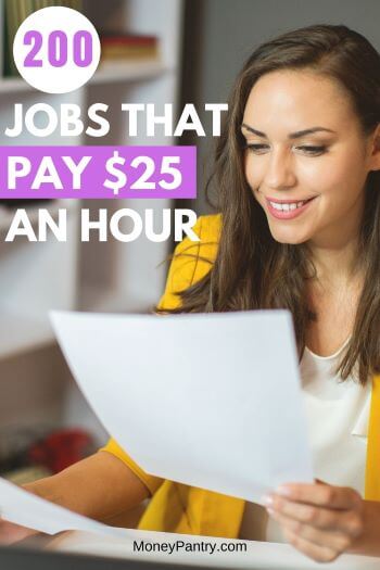 Here are the best jobs that pay you $25 per hour...
