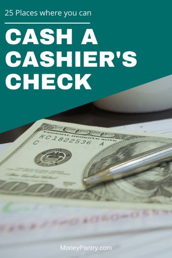 Here are the best places where you can cash a cashier's check near you today...