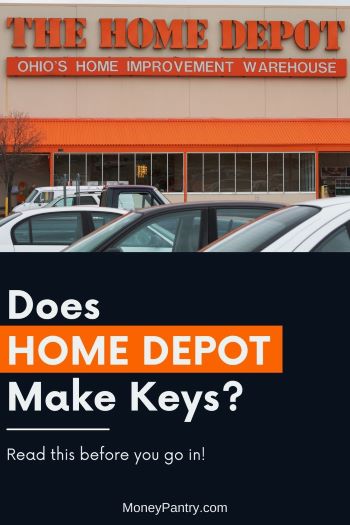 Here's how you can get keys copied and made at the Home Depot and how much it costs...
