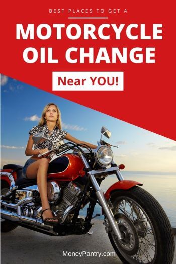 The best places where you can get a motorcycle oil change near you today (cheap)...