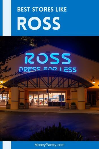 Here are the best stores like Ross Dress for Less where you can shop clothing and home décor for cheap...