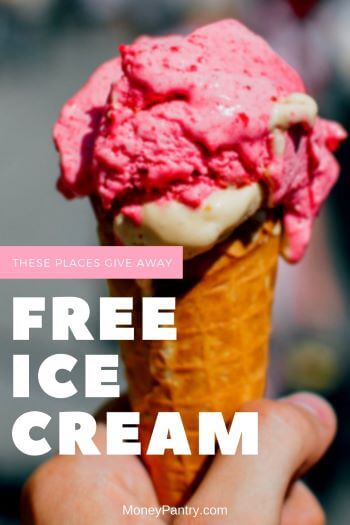 Here are real ways you can get your favorite ice cream for free (TODAY!)...