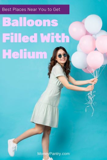 These are the best places where you can fill your balloons with helium cheap...