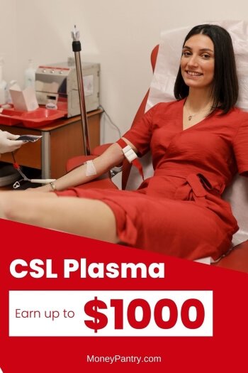 Here's how much CSL plasma pays first time donors and after the first time...