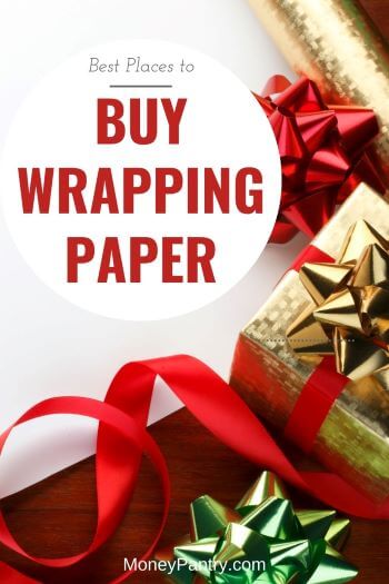 These are the best stores online and near you to buy wrapping paper cheap...