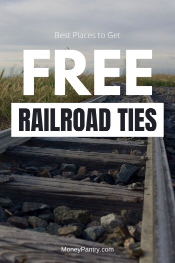 Here's where you can get absolutely free railroad ties for DIY projects...
