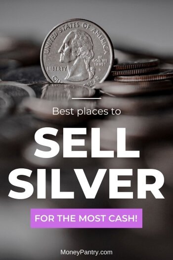 Here are the top places to sell your silver (coin, jewelry, scrap, silverware, flatware, etc.) near you or online for the most money