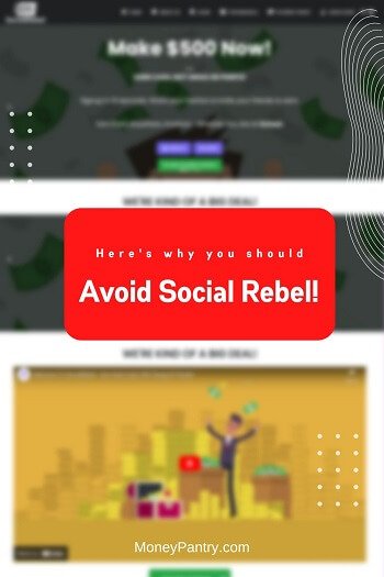 Read my honest review of Social Rebel to see why I think it's a scam and not a legitimate reward site that pays you....