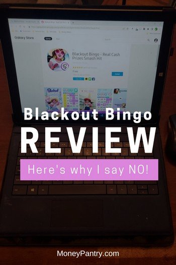 Do you really win money on Blackout Bingo? Read this review to find out...