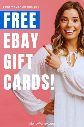 Here are easy ways you can get eBay gift cards totally free...