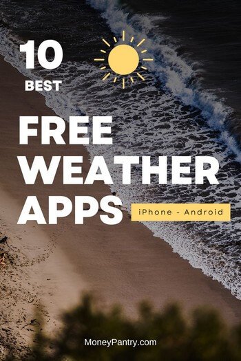 These are the top free weather apps that are accurate (some with no ads)...