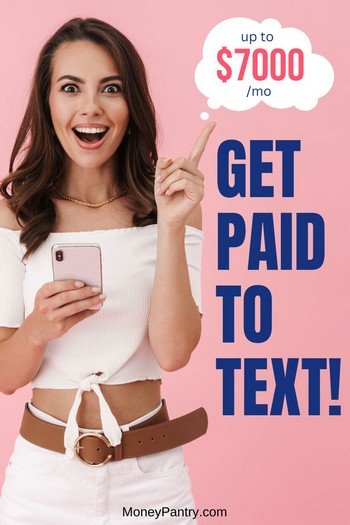 These companies pay you to text flirt, answer questions via text, provider text support, talk with lonely men, and more...