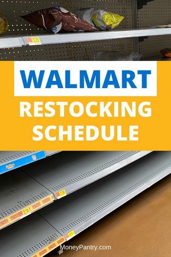 Here's when Walmart restocks it's stores shelves and when it restocks online...