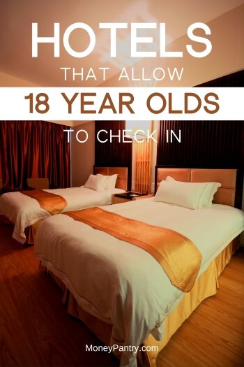Yes, you can check into a hotel if you are 18! These hotels allow 18 year olds to check in...