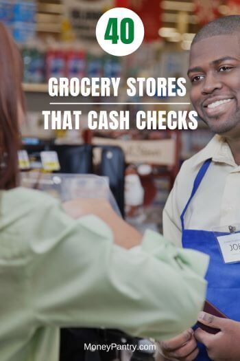 List of grocery stores that cash checks near you...
