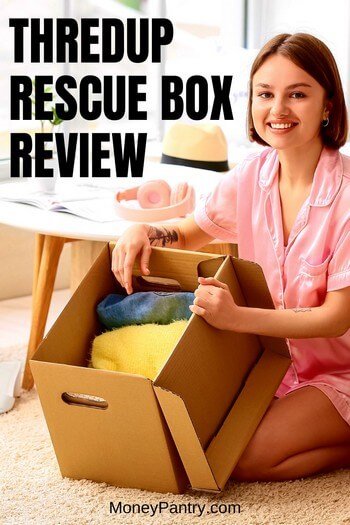 Is ThredUp Rescue Box worth the price? What is in the box? Read this review to find out if it's worth it...