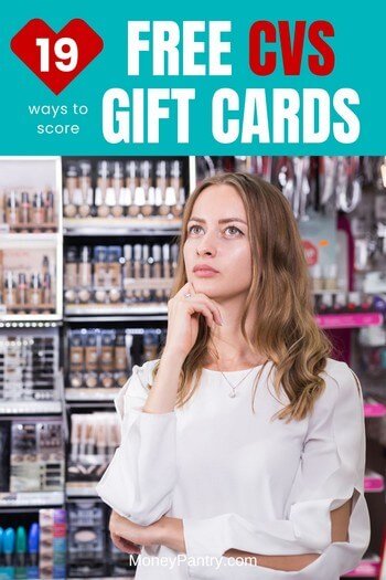 Save 100% at CVS by using CVS gift cards. Here's how to get those CVS gift cards for free...