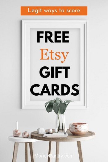 Easy ways you can get Etsy gift cards for free...