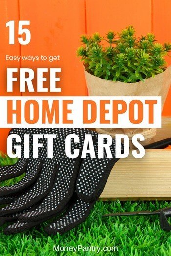 Here are legal ways you can get your hands on Home Depot gift cards for free (spend online or in store)...