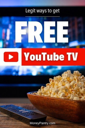 5 Legit Ways To Get Free YouTube TV MoneyPantry