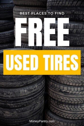 Here's where you can get used tires for free near you...