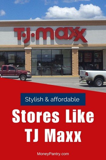 Similar stores to TJ Maxx where you can find cheap discounted clothes, home décor, toys, accessories and more...