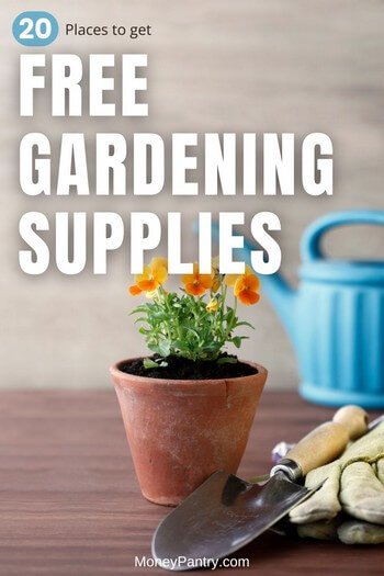Here are the best places where you can get gardening supplies and tools for free...