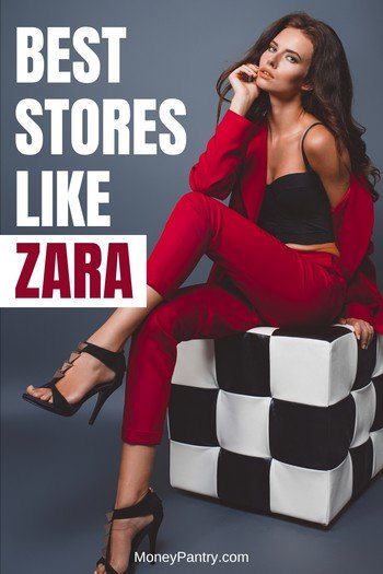 These are the top stores like Zara where you can find affordable high-end fashion...