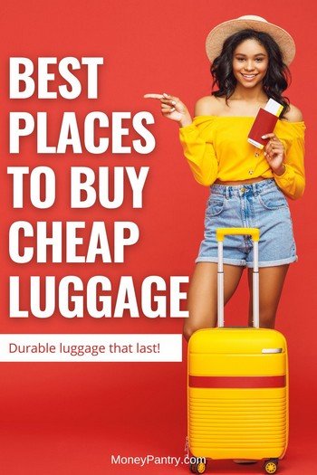 These are the top spots for buying affordable travel suitcases and luggage that won't fall apart after the first trip...