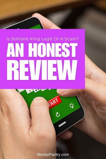 Read my honest review of Is Solitaire King app to find out if it's a legit app to win money playing this classic game.